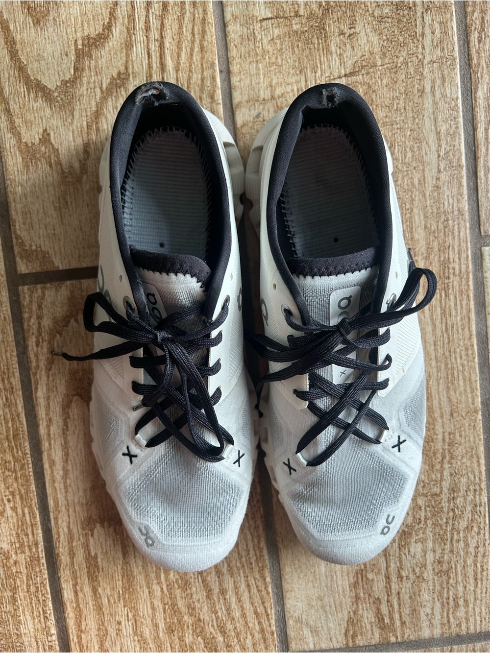 On Cloud X 3 Sneakers Women’s Running Workout Outdoor Tennis Shoe White Grey 9M - Picture 3 of 9